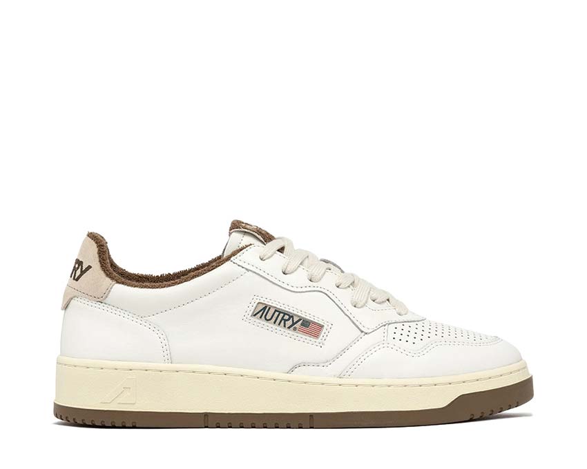 Autry Medalist Low Virgin Sponge — sneaker homme cuir rétro sport
