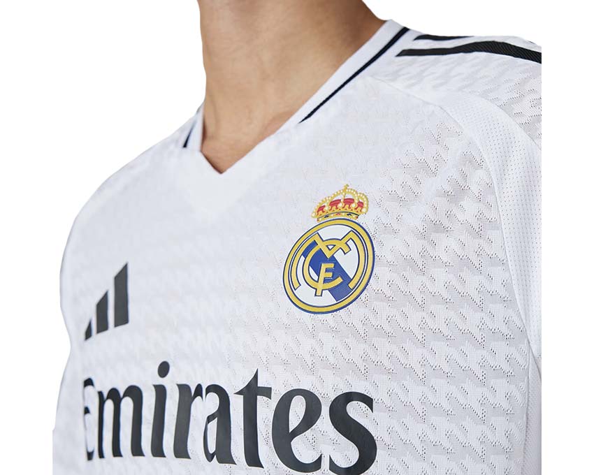 Adidas Real Madrid 24/25 Home Jersey — HEAT.RDY breathable technical fabric
