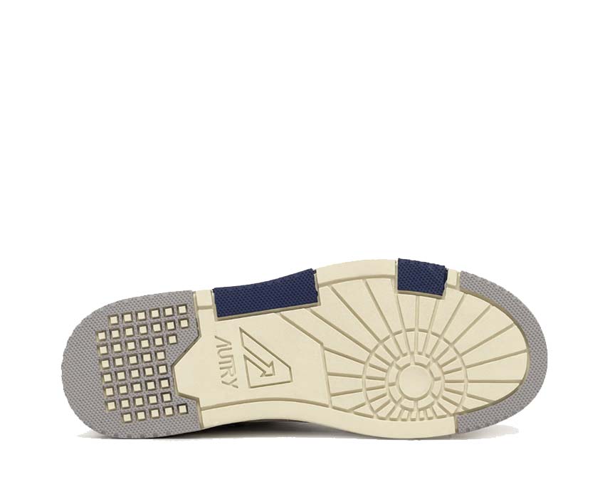 Autry CLC Low Multi Mat Blue détail — empiècements colorés CLC