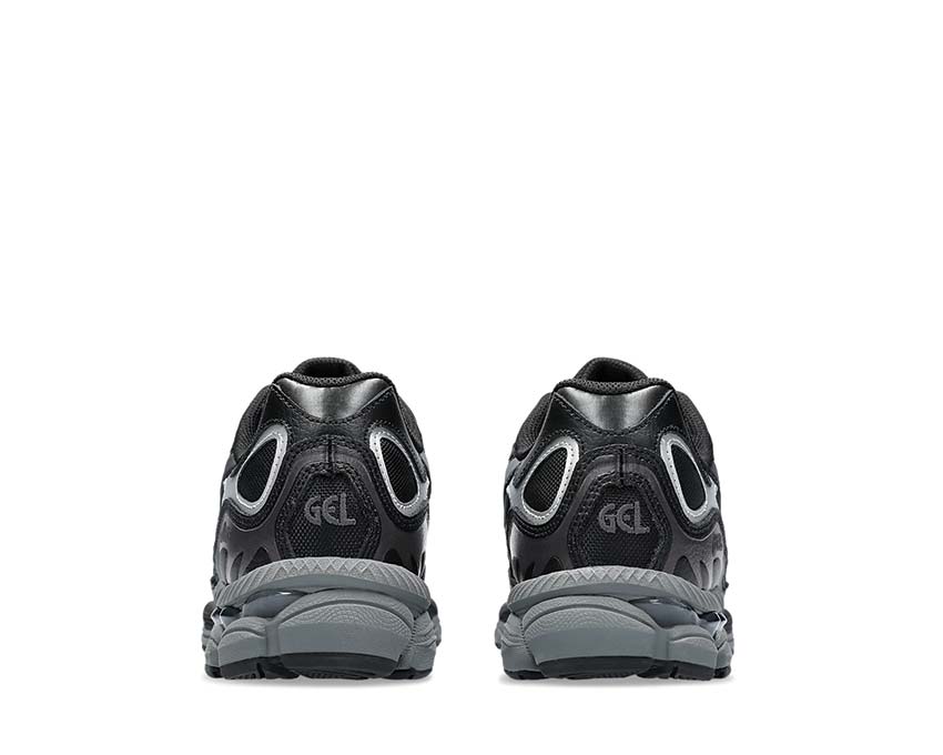 Asics Gel NYC Black/Graphite Grey détail mesh cuir — style urbain streetwear homme