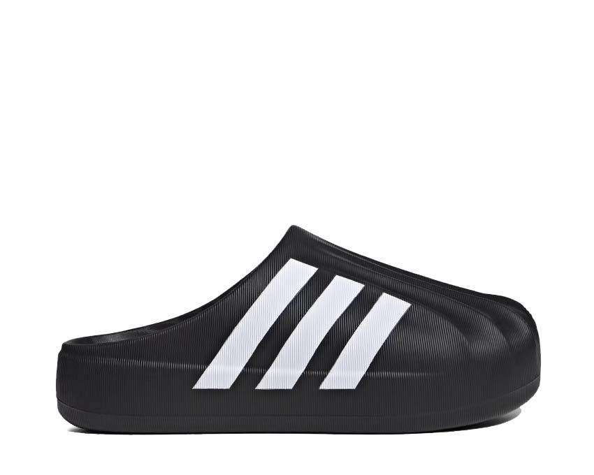 Adidas adiFOM Superstar Mule Black White — mula unisex espuma moldeada negra