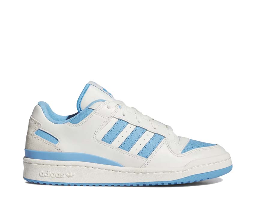 Adidas Forum Low CL Ivory Blue — sneaker homme cuir ivoire sangle velcro