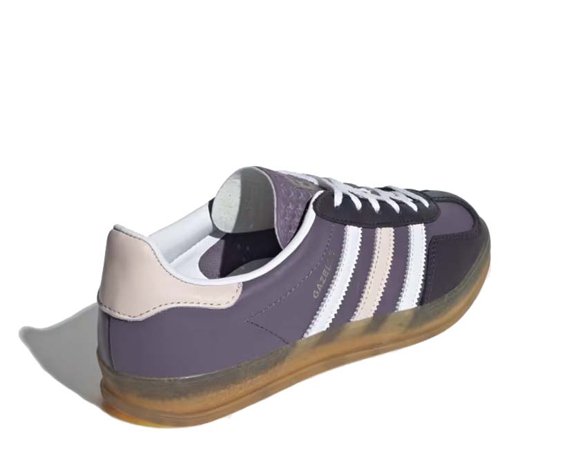 Adidas Gazelle Indoor W Shadow Violet sole — flat rubber Wonder Quartz sole