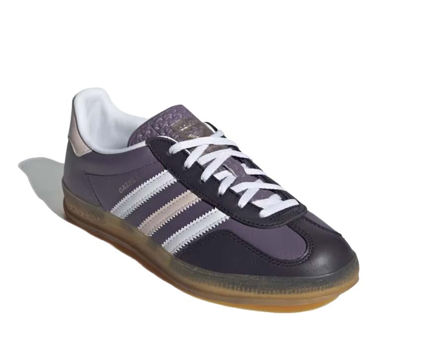 Adidas Gazelle Indoor W Shadow Violet side view — powdery nuanced violet suede
