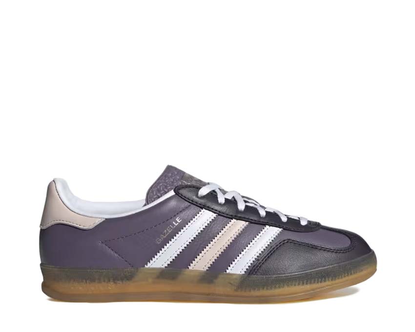 Adidas Gazelle Indoor W Shadow Violet — women's lilac and white sneaker