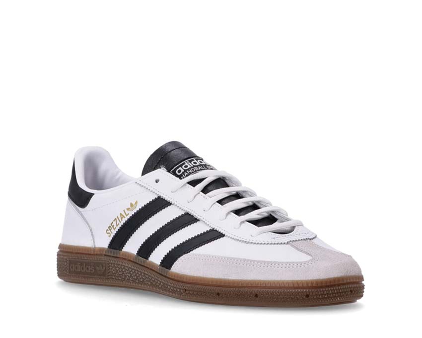 Adidas Handball Spezial OG White vista lateral — perfil bajo y suela de goma