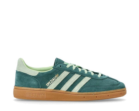 Adidas Handball Spezial W Collegiate Green — sneaker femme cuir suède vintage handball