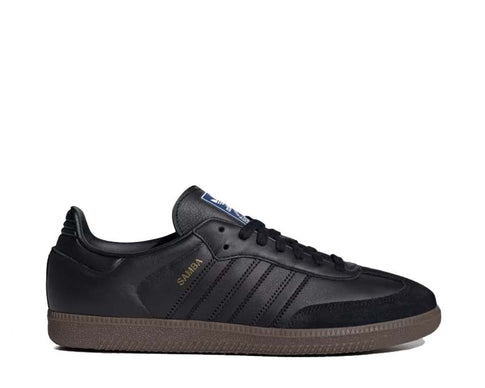 Adidas Samba OG W Core Black Gum — zapatilla mujer cuero fútbol vintage