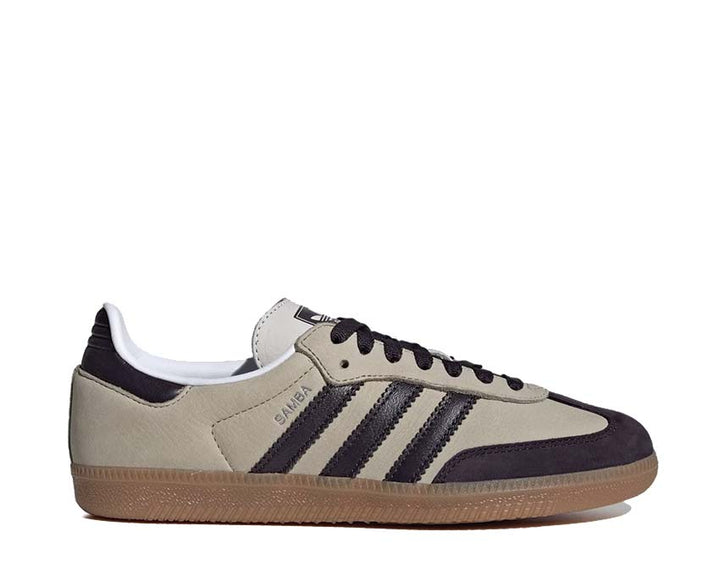 Adidas Samba OG Putty Grey / Aurora Black - Silver Metallic IE5835