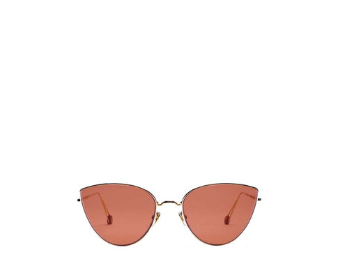 Ahlem Place du Louvre Champagne — lunettes de soleil femme acétate champagne doré