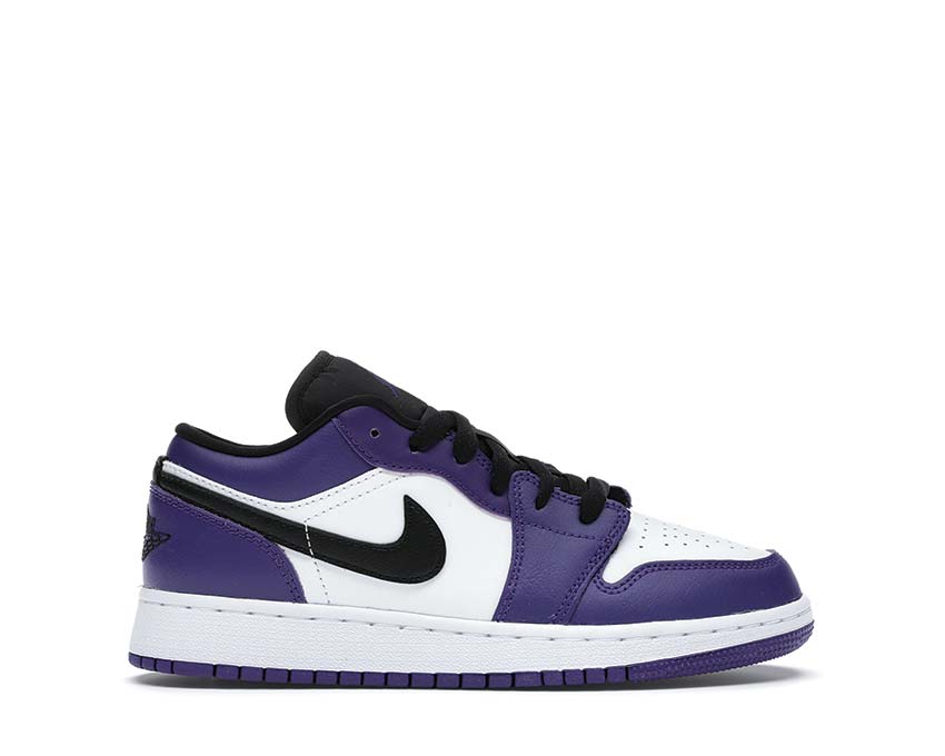 Jordan Air Jordan 1 Low GS Court Purple Black White — sneaker mujer violeta