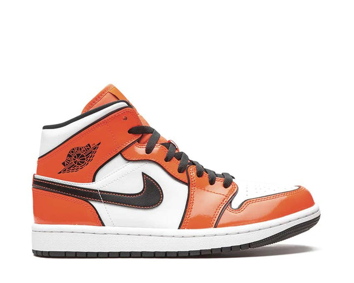 Air Jordan 1 Mid SE Turf Orange / Black - White DD6834-802