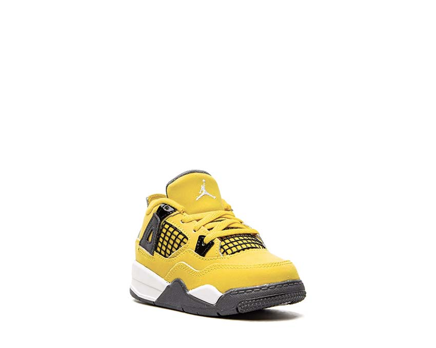 Jordan Air Jordan 4 Retro PS Tour Yellow vue latérale — mesh et TPU enfant