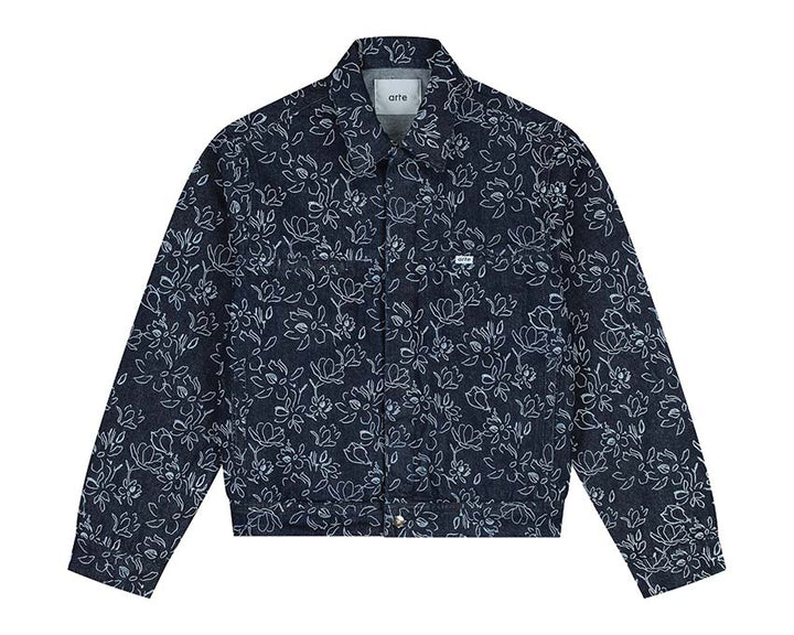 Arte Jonas Flowers Jacket Navy AW24-003J