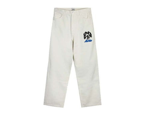 Arte Jones Pixel Dancers Pants Cream — pantalon homme imprimé pixel art