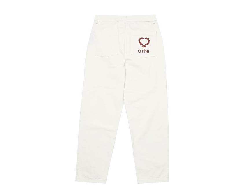 Arte Poage Back Heart Pants Cream SS24-007P