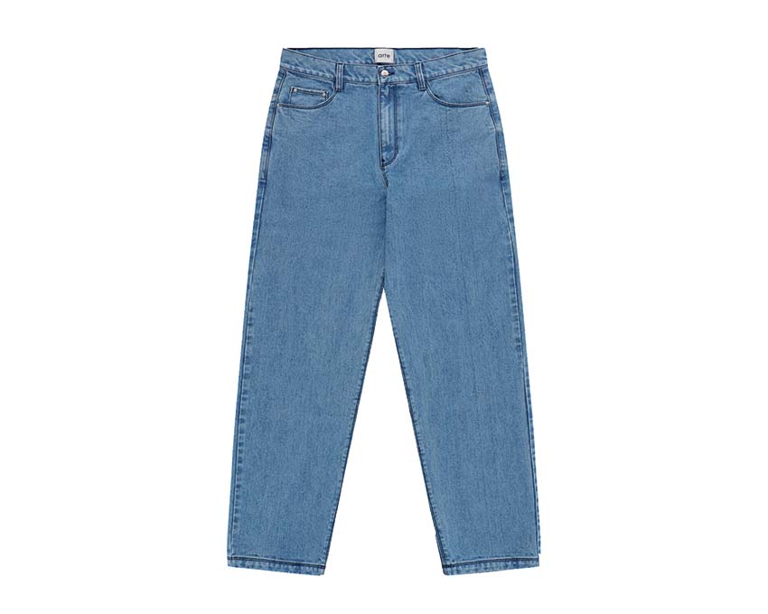 Arte Poage Back Heart Pants Denim — unisex denim pants back heart