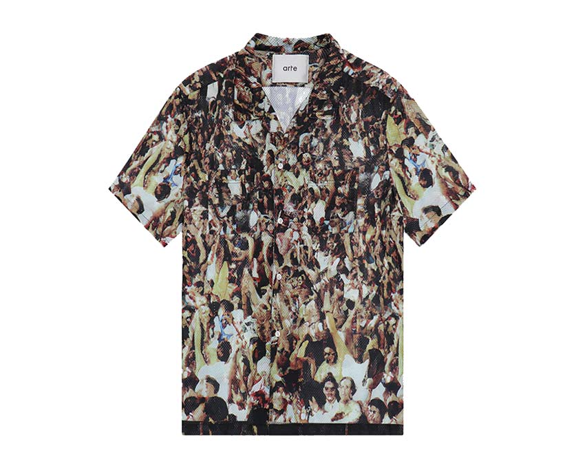 Arte Scottie Mesh Shirt Allover Print — unisex mesh shirt printed