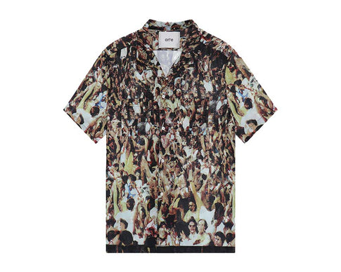 Arte Scottie Mesh Shirt Allover Print — unisex mesh shirt printed