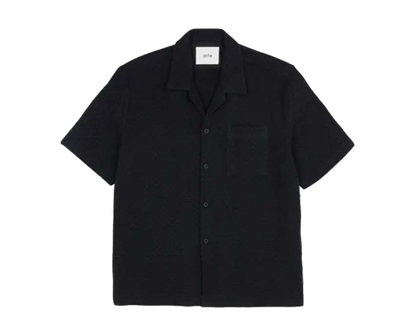 Arte Smith Shirt Black — chemise homme coton streetwear