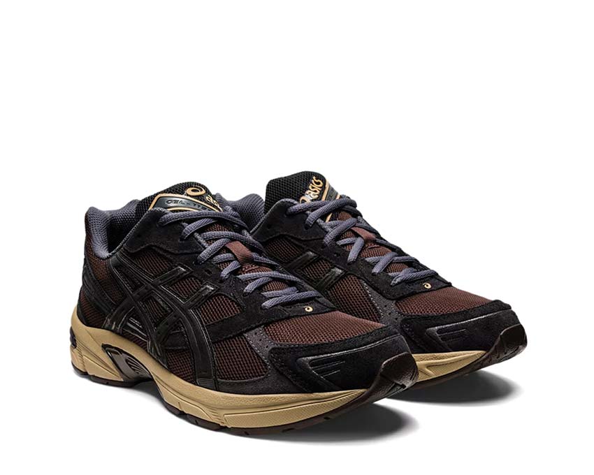 Asics Gel 1130 Coffee Black side view — mesh upper