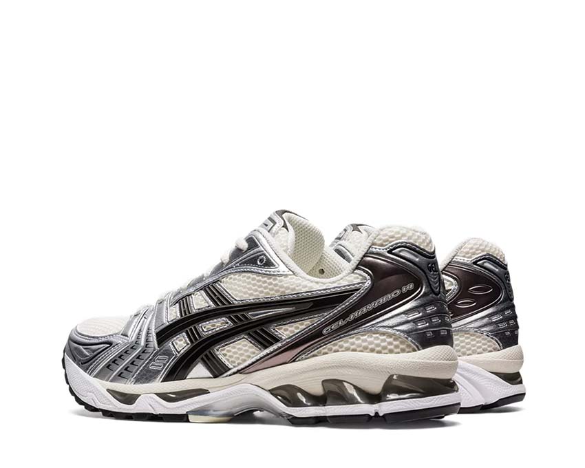 Asics Gel Kayano 14 Cream Black suela — tecnología Gel