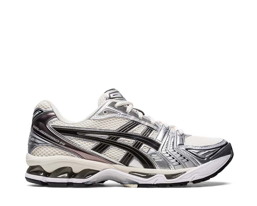 Asics Gel Kayano 14 Cream Black — running unisex amortiguación Gel Asics