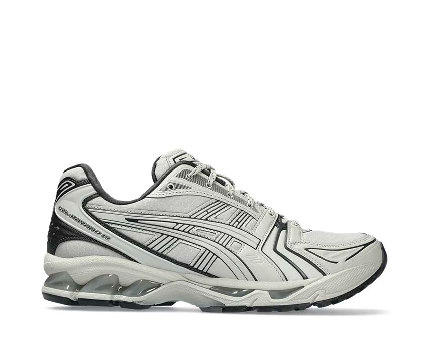 Asics Gel Kayano 14 Graphite Grey White Sage/Graphite — men's running shoe Gel cushioning front/rear