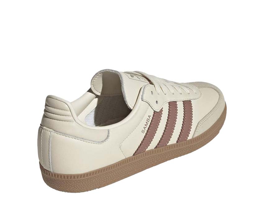 Adidas Samba OG Warm Clay détail — cuir argile et suède tons chauds