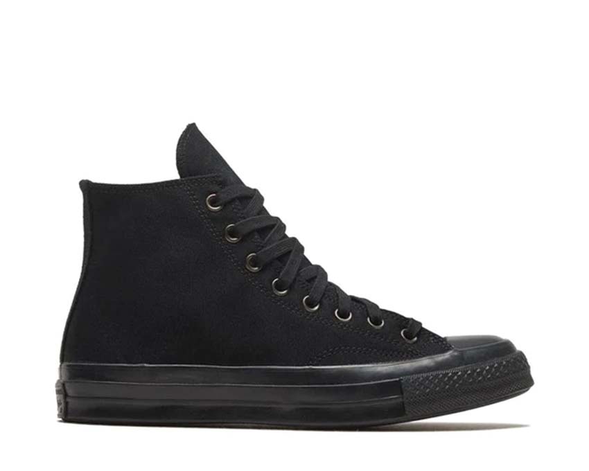 Converse Chuck 70 Hi Black Almost Black — zapatilla mujer lona premium