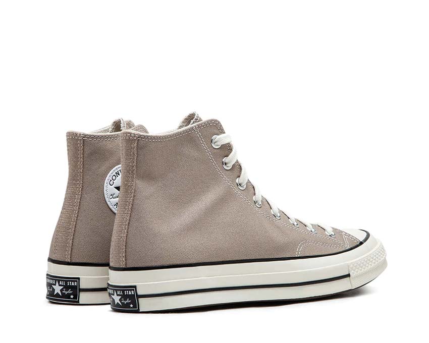Converse Chuck 70 Hi Sand/Chocolate sole — vintage thick vulcanized sole
