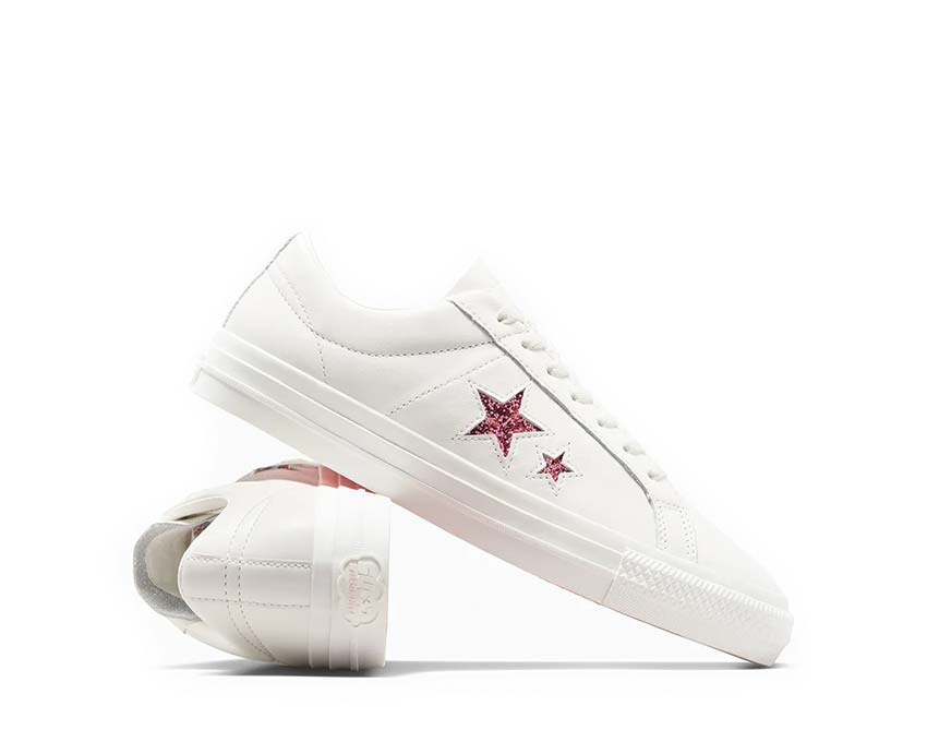 Converse X Turnstile One Star Pro White/Pink suela — suela vulcanizada One Star Pro