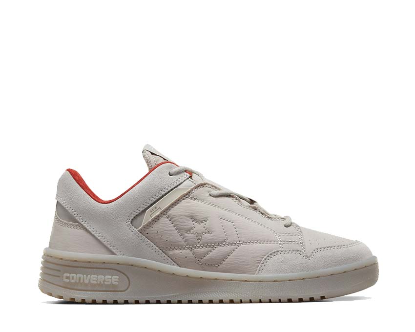 Converse Weapon OX Flint Gray/Bossa — zapatilla hombre cuero retro baloncesto