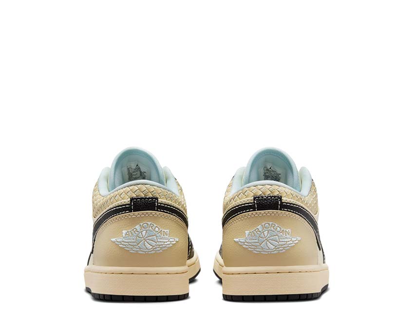 Air Jordan 1 Low SE Coconut Milk Rückseite — Jumpman Ferse retro Basketball Herren