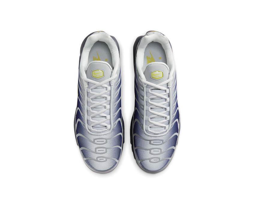 Nike Air Max Plus Metallic Silver detail — metallic silver finishes