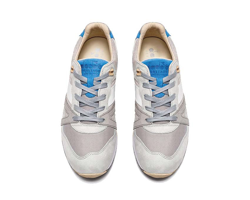 Diadora N9000 Italia Nickel Free detail — tongue embroidered logo