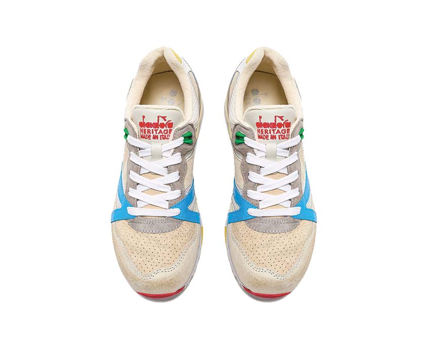 Diadora N9000 Podio Italia Multi détail — languette broderie drapeau