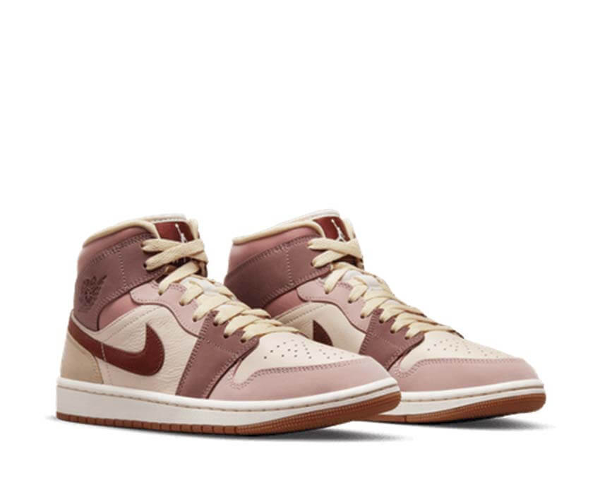 Air Jordan 1 Mid SE W Barely Orange semelle — basket mi-haute femme basketball culture