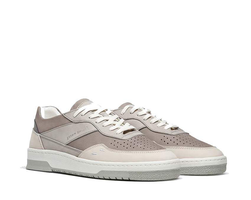 Filling Pieces Ace Spin Taupe side view — premium taupe leather
