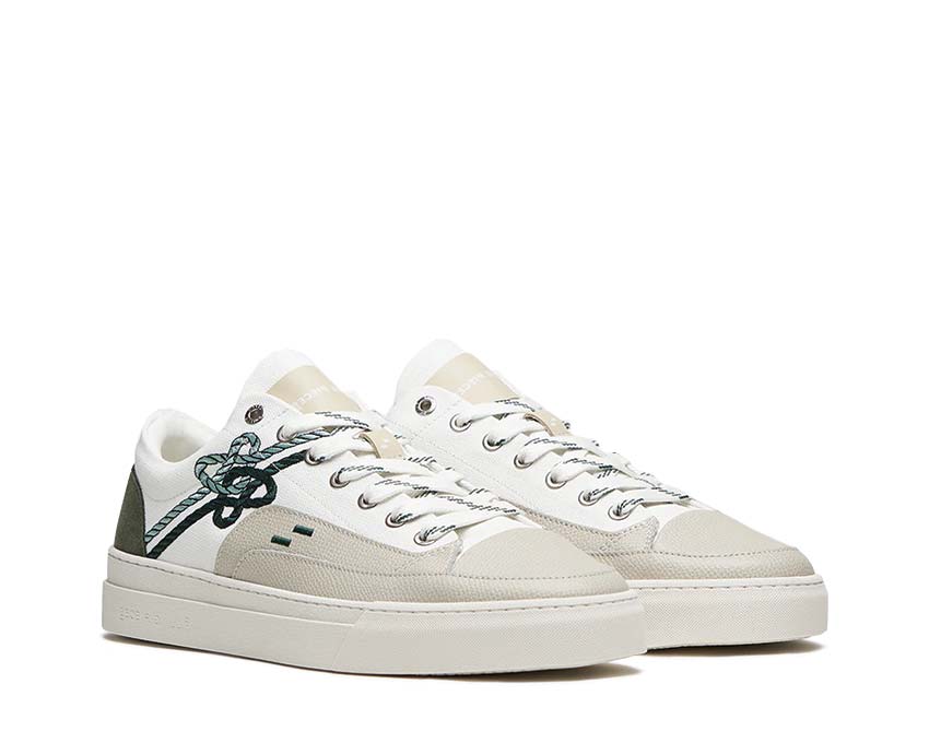 Filling Pieces Riviera Gowtu Off White vista lateral — cuero premium marfil