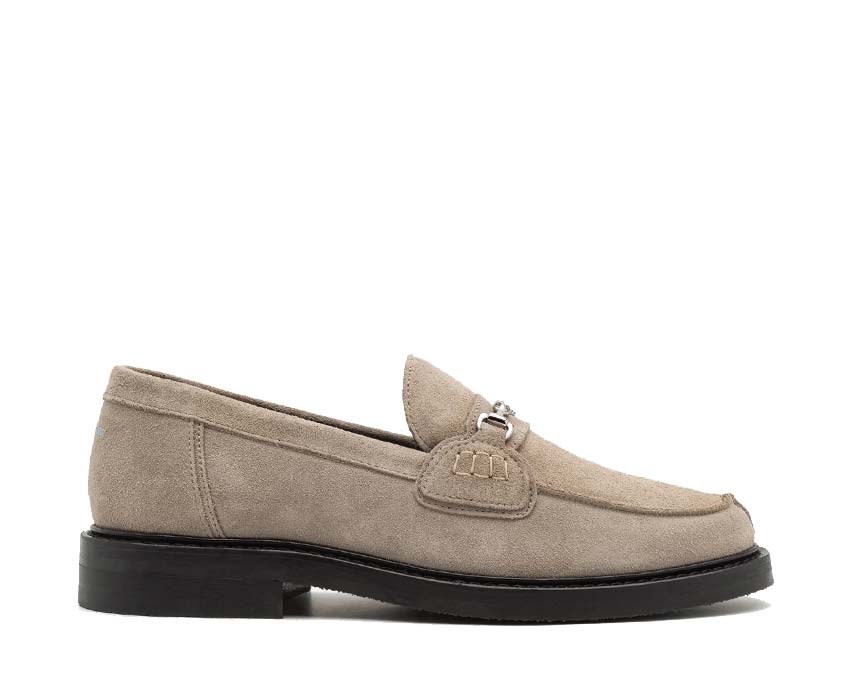 Filling Pieces Loafer Suede Taupe — mocasín hombre cuero lujo