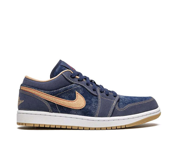 Jordan 1 Low Midnight Navy / Hemp DH1259-400