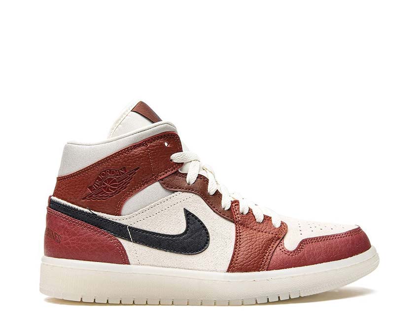 Jordan Air Jordan 1 Mid Dark Pony Saturn Gold — sneaker femme marron doré