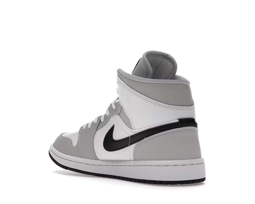 Jordan 1 Mid White / Light Smoke Grey BQ6472-015