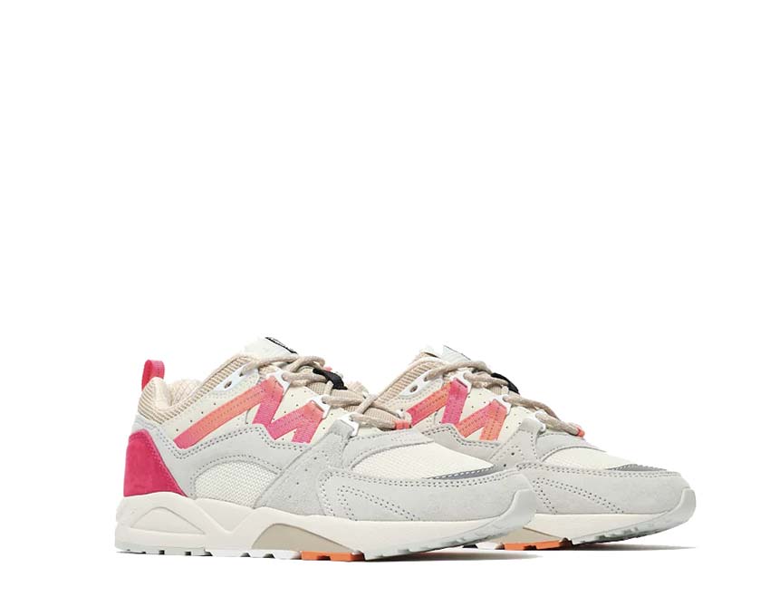 Karhu Fusion 2.0 Foggy Dew/Hot Pink vue latérale — mesh respirant