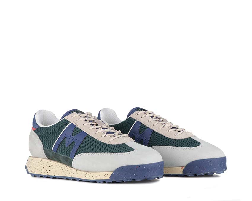 Karhu Mestari Control Foggy Dew/True Navy side view — breathable mesh
