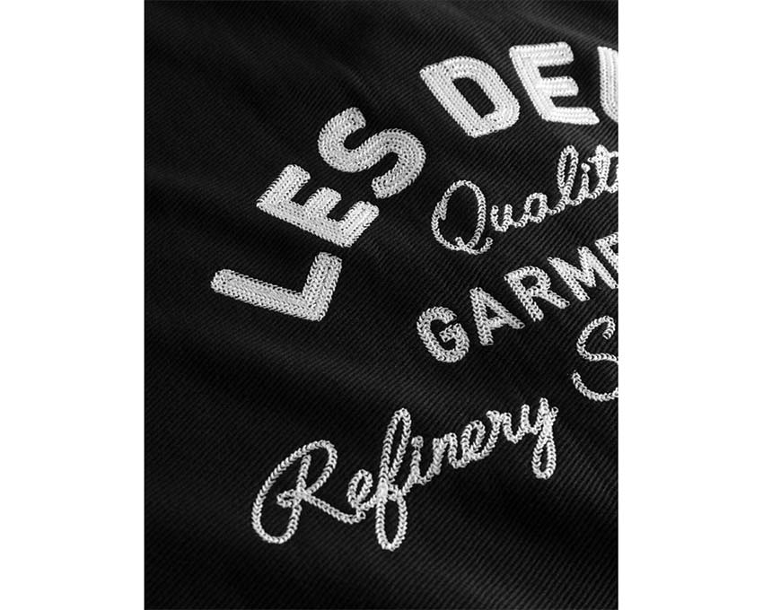 Les Deux Barry Baseball Jersey Shirt Light Ivory detalle — mangas en contraste