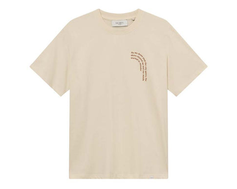Les Deux Coastal T-Shirt Ivory — unisex t-shirt cotton coastal pattern
