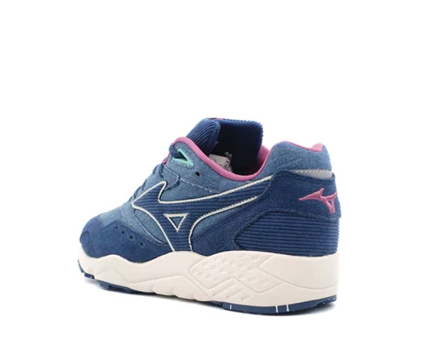 Mizuno Contender Vintage Blue suela — suela de goma duradera