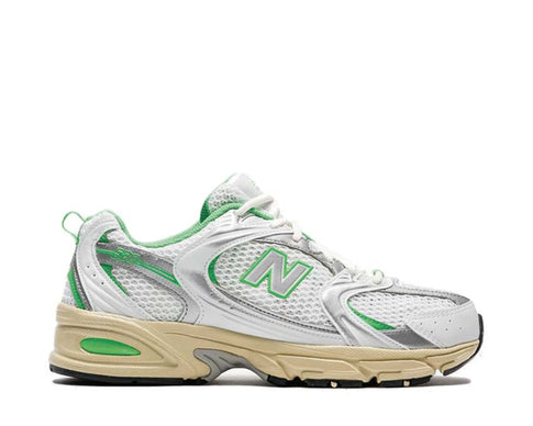 New Balance 530 White Palm Leaf — men's sneaker mesh vintage running